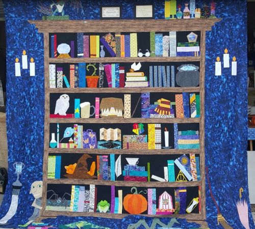 kristy angerhofer harry potter bookcase